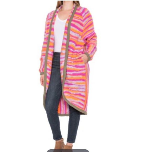 Free People Sweaters - Free People Tiger duster Cardigan Sweater new XS